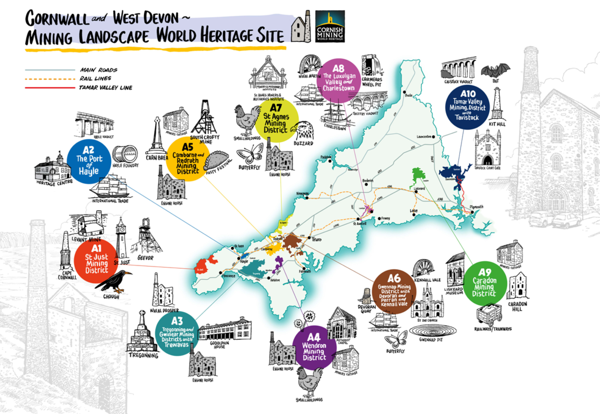 Illustrated Map (c) Keith Sparrow